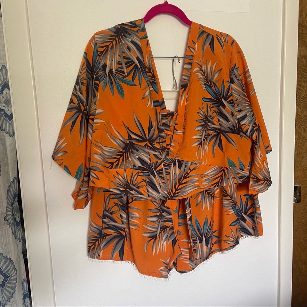 Plus Size Tropical set